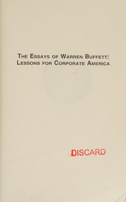 The Essays of Warren Buffett